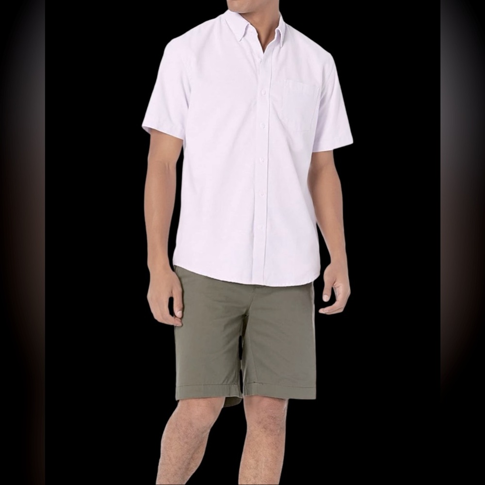 NWT Amazon Essentials Regular fit short sleeve Oxford men’s XXL